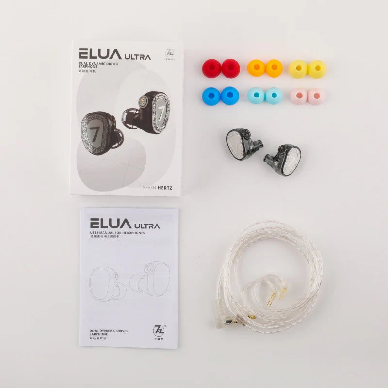 7Hz Elua Ultra Audífonos IEM - Doble driver y sonido equilibrado