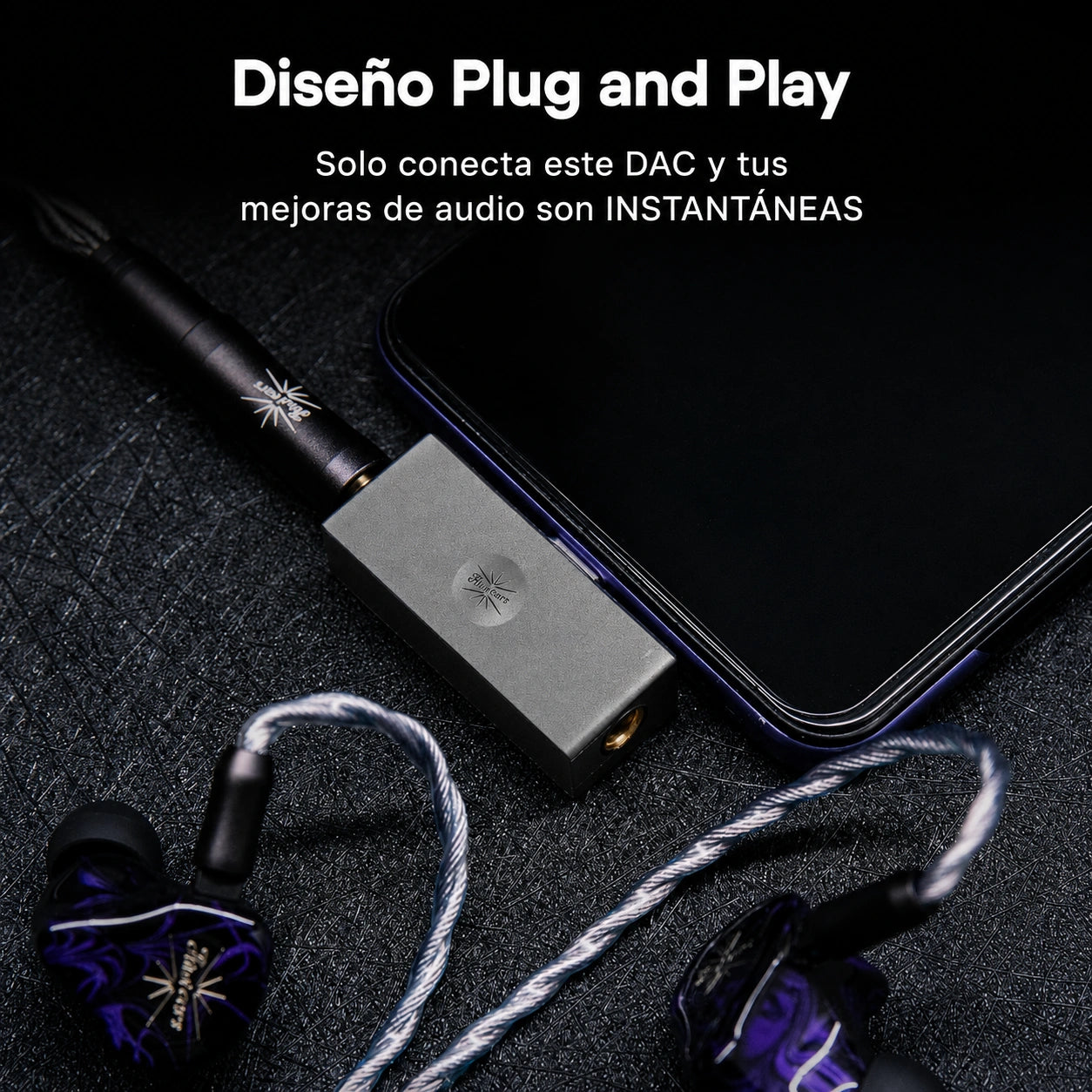 Kiwi Ears Allegro Mini DAC USB-C Portátil 3.5mm y 4.4mm