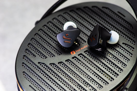 Fosi Audio IM4 - Audífonos IEM de Diseño Abierto y Driver de Berilio