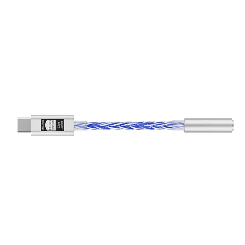 JCALLY JM6 Pro DAC USB-C a 3.5 mm Azul - Sonido HiFi portátil