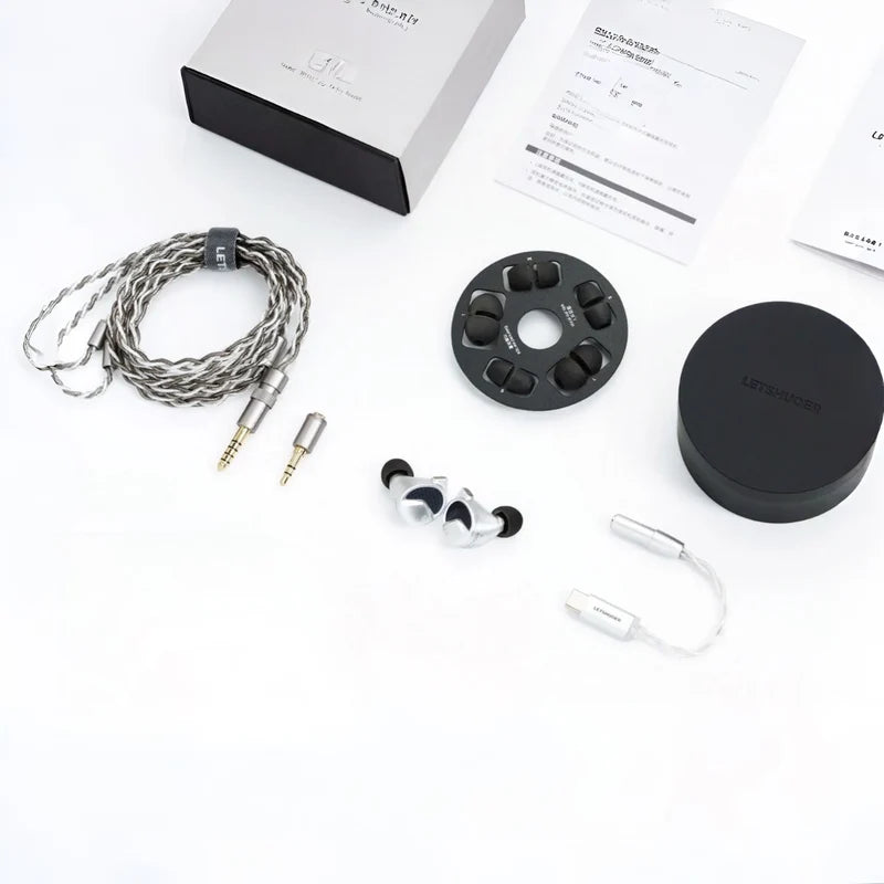 LETSHUOER Astralis IEM HiFi Planar 15.5mm con Cable Modular 4.4mm