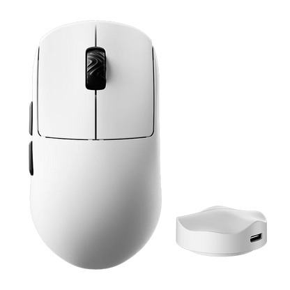 Ratón gaming inalámbrico Scyrox V8 ultraligero de 36 g con sensor PAW3950, modo triple, diseño ergonómico para FPS y eSports.