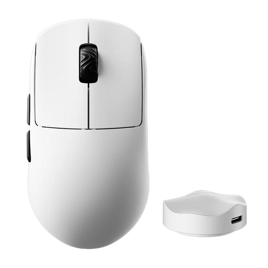 Ratón gaming inalámbrico Scyrox V8 ultraligero de 36 g con sensor PAW3950, modo triple, diseño ergonómico para FPS y eSports.