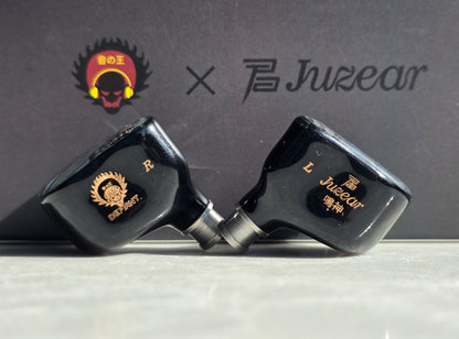 Auriculares in-ear JUZEAR Defiant IEM con driver 1DD y 3BA, monitoreo de audio profesional en imagen.