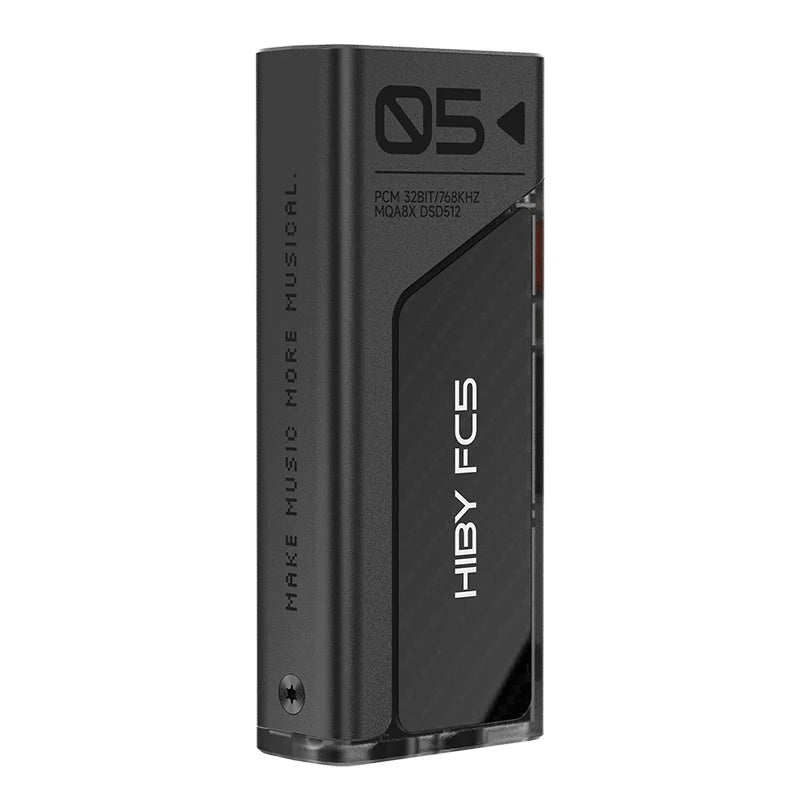 DAC y Amplificador Portátil HiBy FC5 con Pantalla OLED
