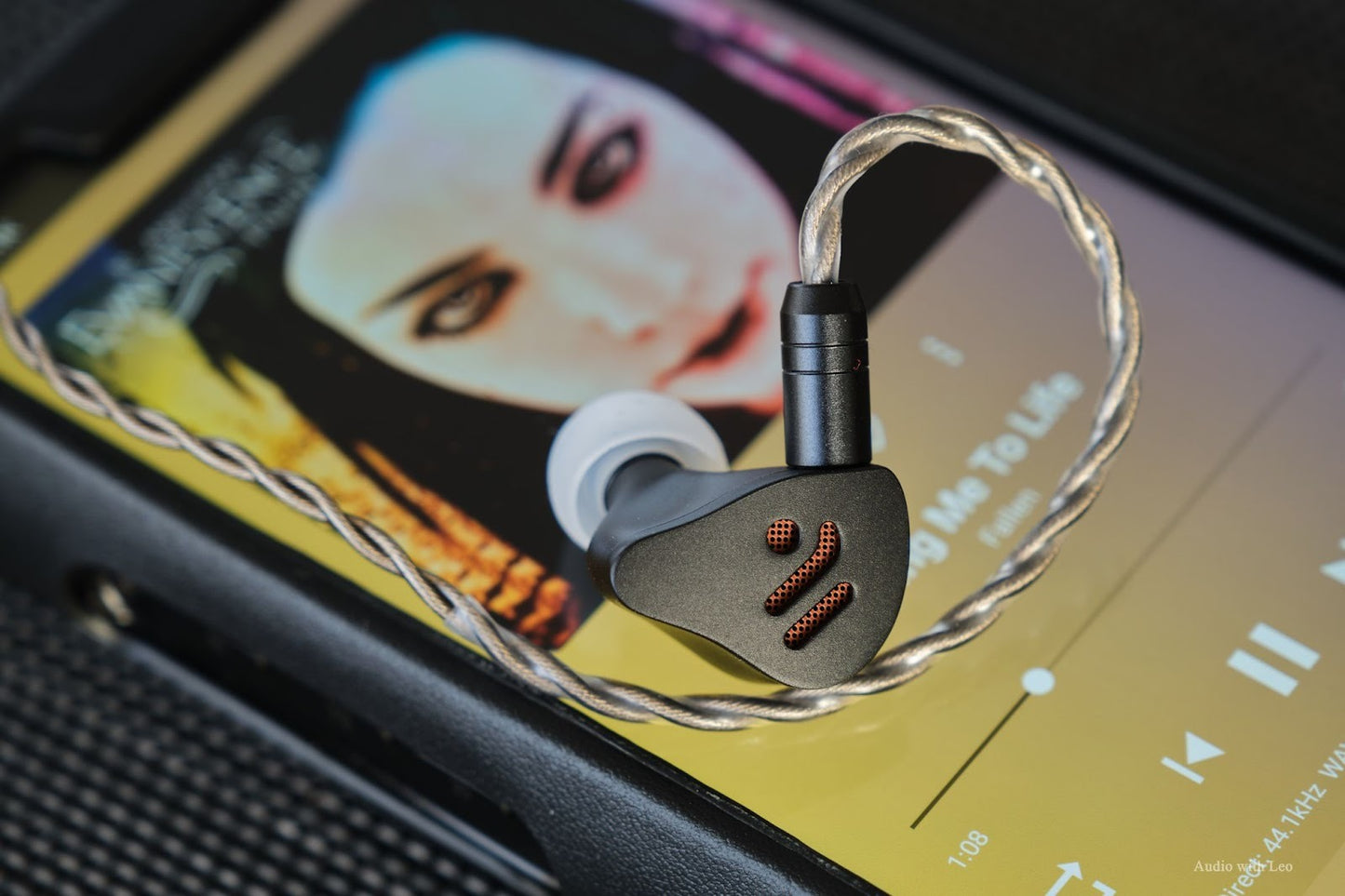 Fosi Audio IM4 - Audífonos IEM de Diseño Abierto y Driver de Berilio