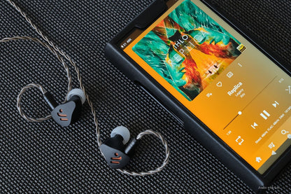 Fosi Audio IM4 - Audífonos IEM de Diseño Abierto y Driver de Berilio