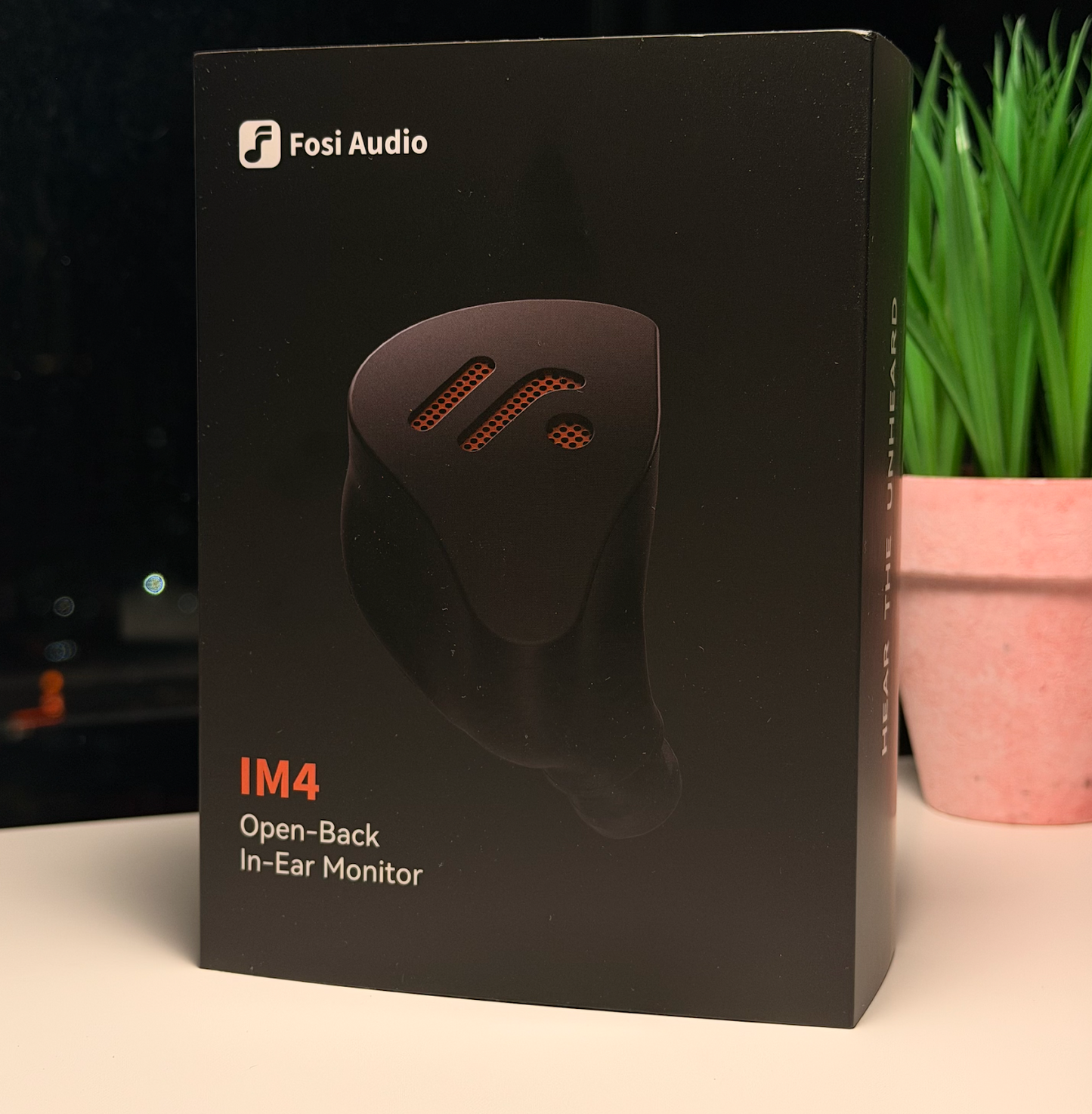 Fosi Audio IM4 - Audífonos IEM de Diseño Abierto y Driver de Berilio