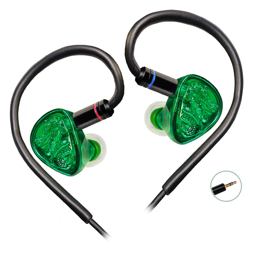 TANGZU Wan'er S.G II Jade Dragon Audífonos IEM - Equilibrio, confort y gran valor