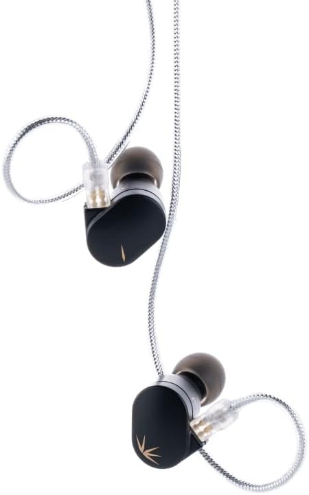 Auriculares IEM MOONDROP CHU II con driver dinámico de 10mm en aluminio-magnesio, vista de los monitores in-ear.
