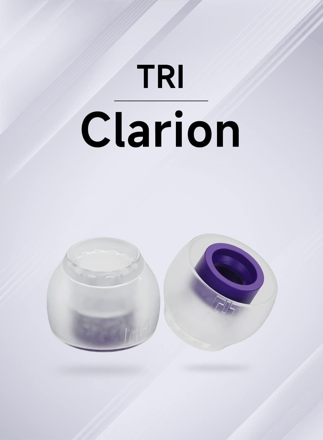 TRI Clarion Eartips para Audífonos IEM – Pack S M L de Silicona