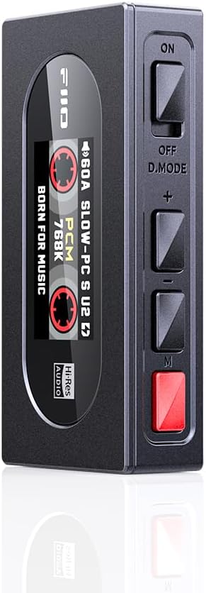 DAC Portátil y Amplificador FiiO KA15 Dual CS43198 3.5mm 4.4mm