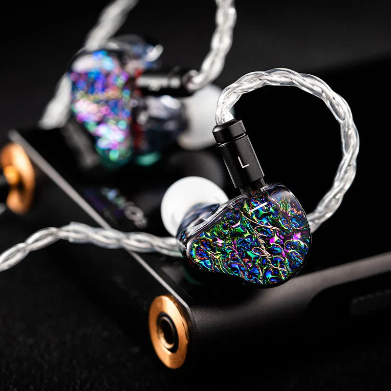Audífonos IEM Híbridos XENNS Mangird Top Pro 2DD 8BA 3.5mm 4.4mm