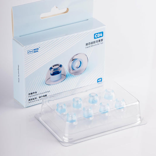 NICEHCK C04 Eartips para Audífonos IEM - Full Set SS S M L