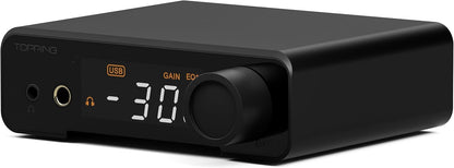 TOPPING DX1 II DAC Amp de Escritorio Balanceado 4.4mm con PEQ y Óptico