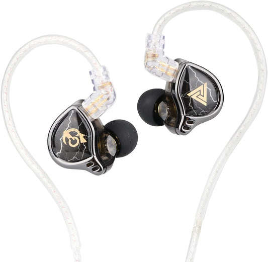 QKZ x HBB - Audífonos IEM El Rey de los Bajos con Tecnología de Titanio