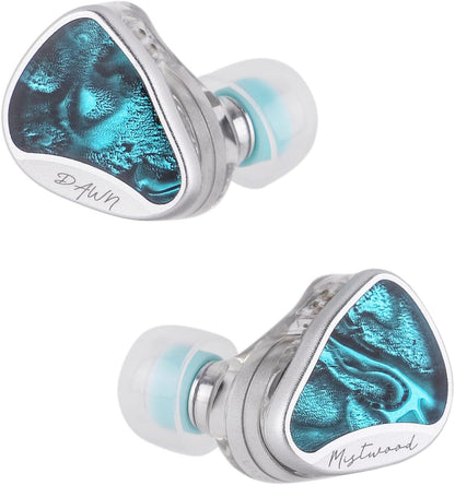 INAWAKEN Dawn Mistwood IEM 11.2mm Diamond-Gold con Boquillas Intercambiables