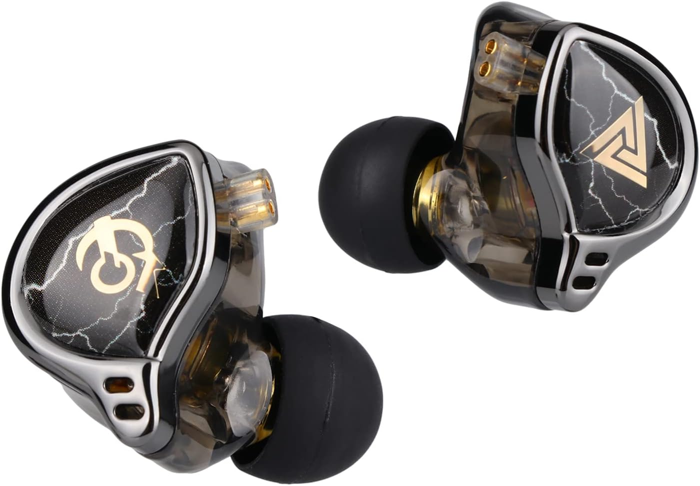 QKZ x HBB - Audífonos IEM El Rey de los Bajos con Tecnología de Titanio