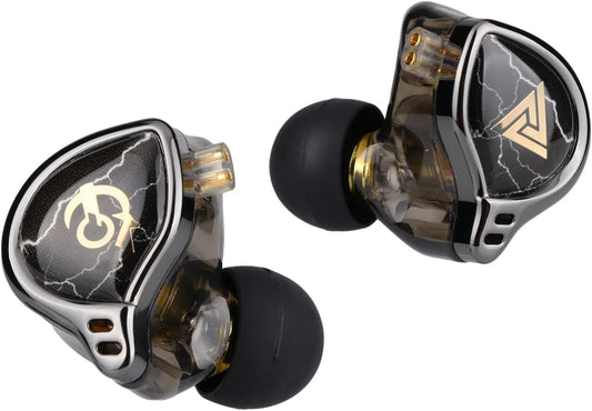 QKZ x HBB - Audífonos IEM El Rey de los Bajos con Tecnología de Titanio