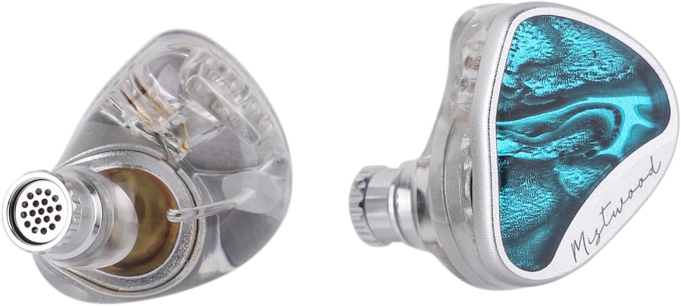 INAWAKEN Dawn Mistwood IEM 11.2mm Diamond-Gold con Boquillas Intercambiables