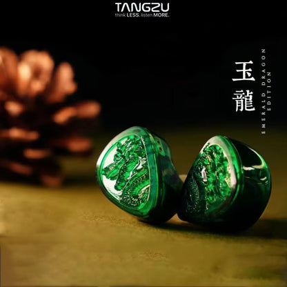 TANGZU Wan'er S.G II Jade Dragon Audífonos IEM - Equilibrio, confort y gran valor