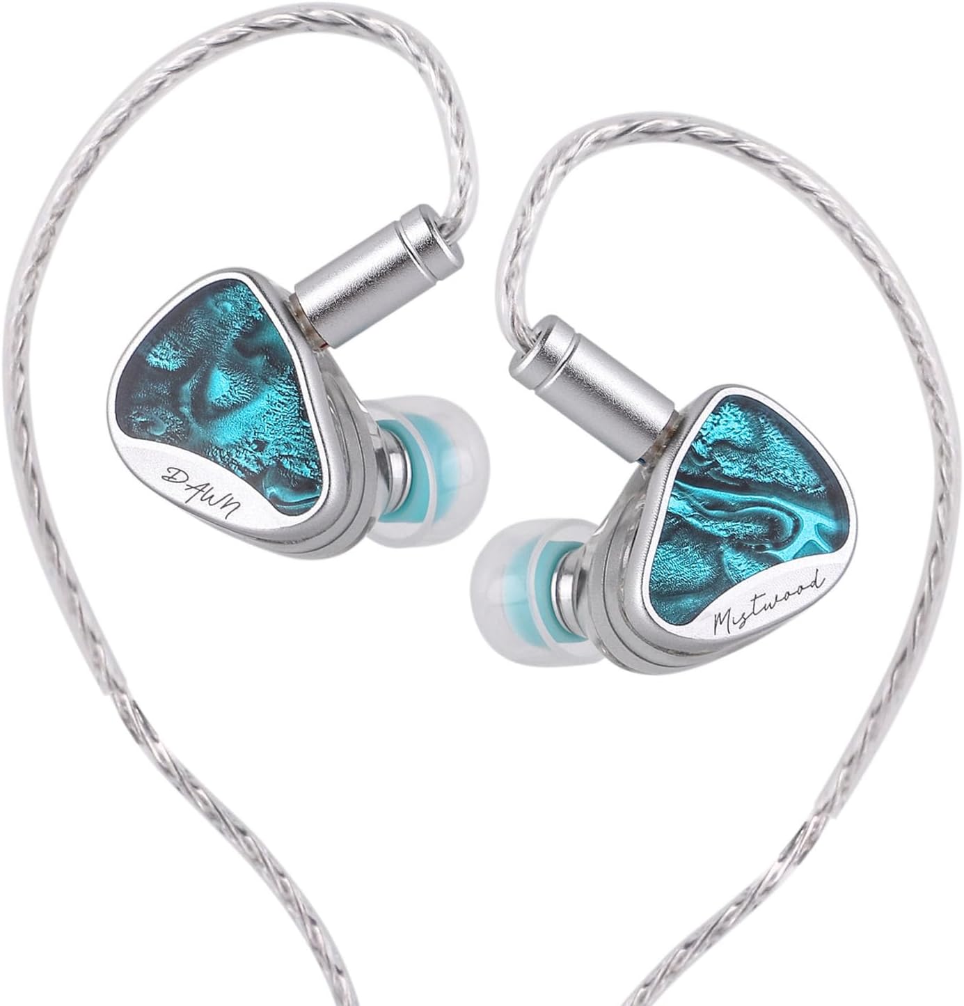 INAWAKEN Dawn Mistwood IEM 11.2mm Diamond-Gold con Boquillas Intercambiables