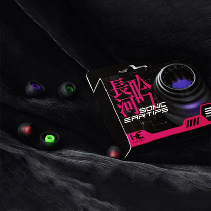 TANGZU HE Song of the Long River Sonic Eartips - Pack S, M y L para mejor ajuste