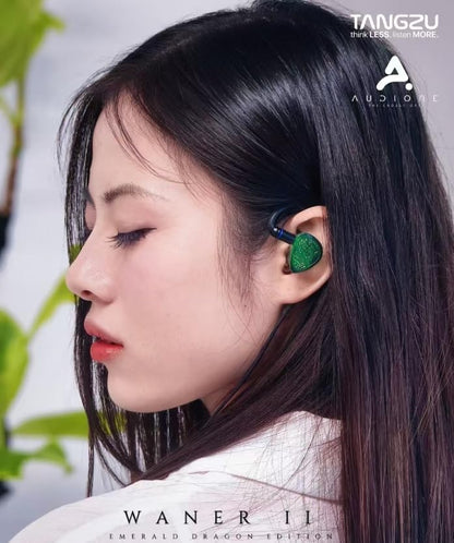 TANGZU Wan'er S.G II Jade Dragon Audífonos IEM - Equilibrio, confort y gran valor