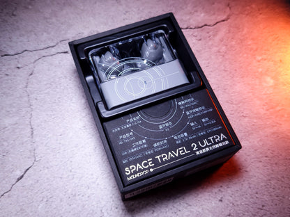 Auriculares TWS Moondrop Space Travel 2 Ultra con diseño compacto, diadema plana, tecnología LDAC y cancelación activa de ruido