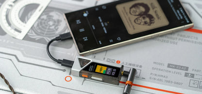 DAC y Amplificador Portátil HiBy FC5 con Pantalla OLED