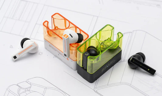 Auriculares TWS MOONDROP Space Travel 2 con diseño compacto, cancelación de ruido ANC y acabado en color negro.