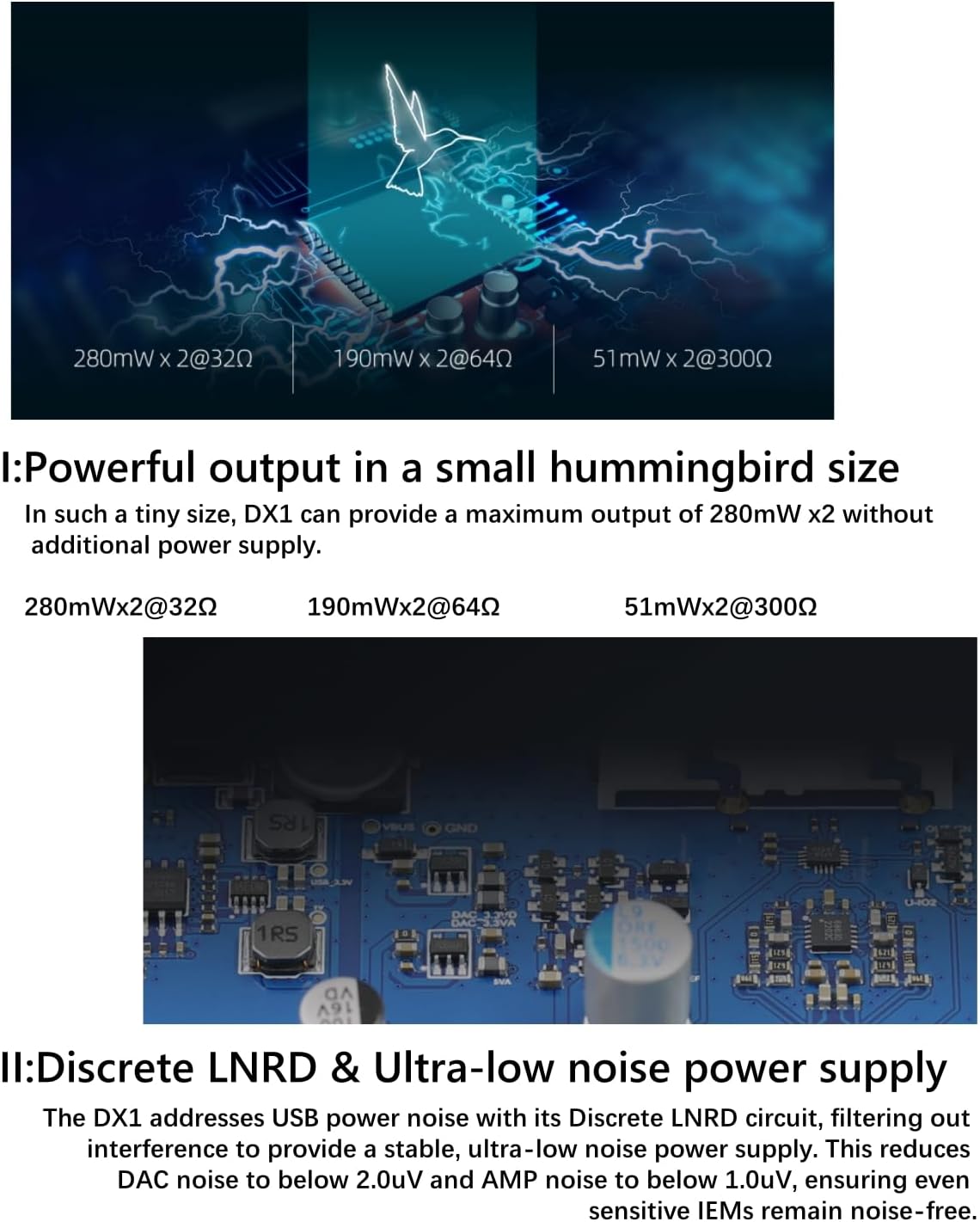 Convertidor DAC TOPPING DX1 con chip AK4493S, salidas de 6,35 mm y 3,5 mm, compatible con DSD256 y PCM 384 kHz, audio HiFi.