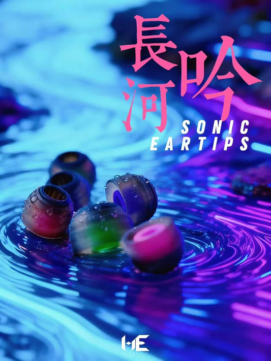 TANGZU HE Song of the Long River Sonic Eartips - Pack S, M y L para mejor ajuste