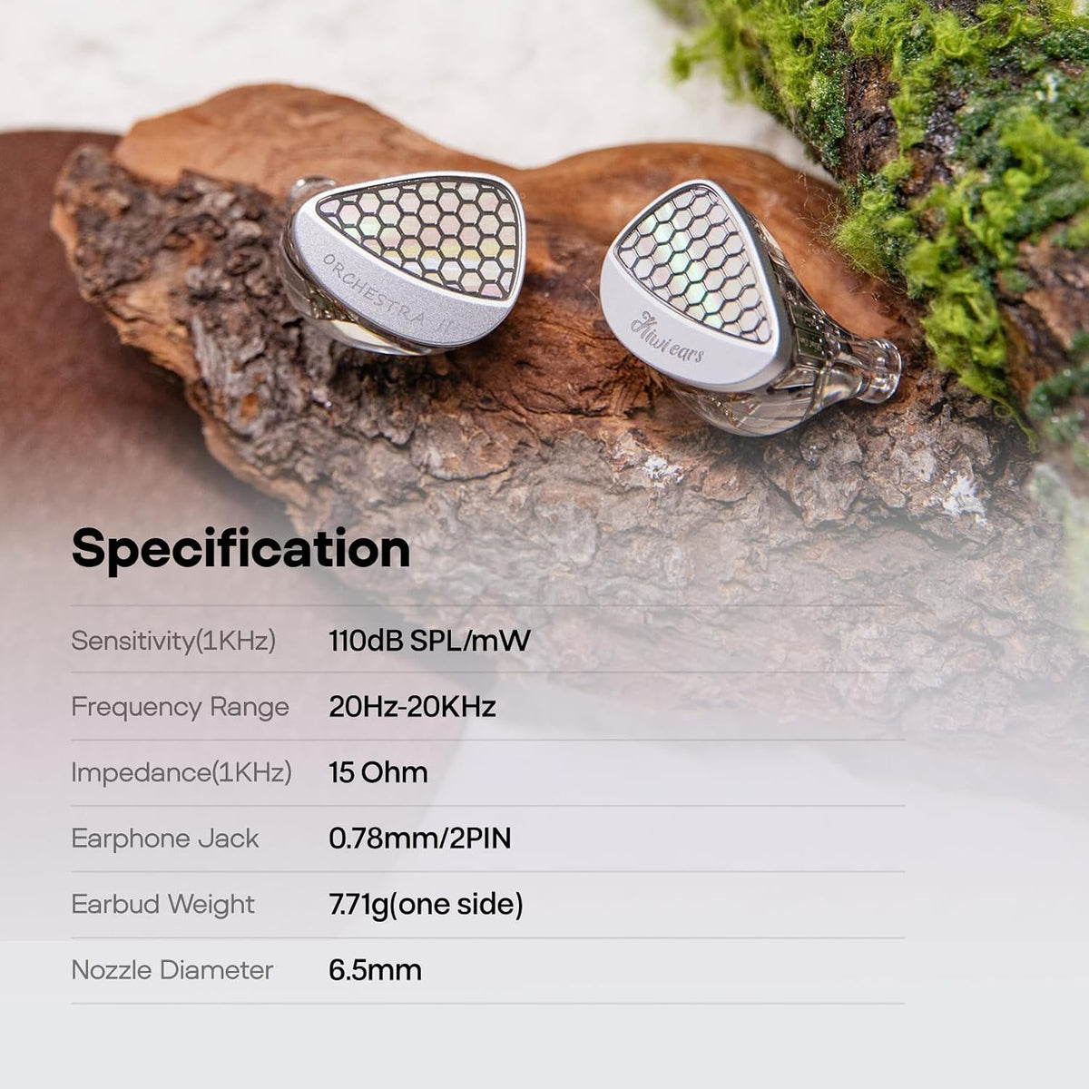 Kiwi Ears Orchestra II IEM HiFi 10BA con Cable Modular 4.4mm