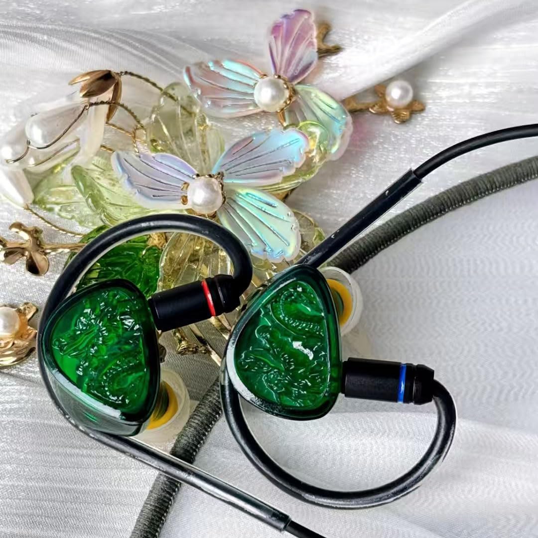 TANGZU Wan'er S.G II Jade Dragon Audífonos IEM - Equilibrio, confort y gran valor