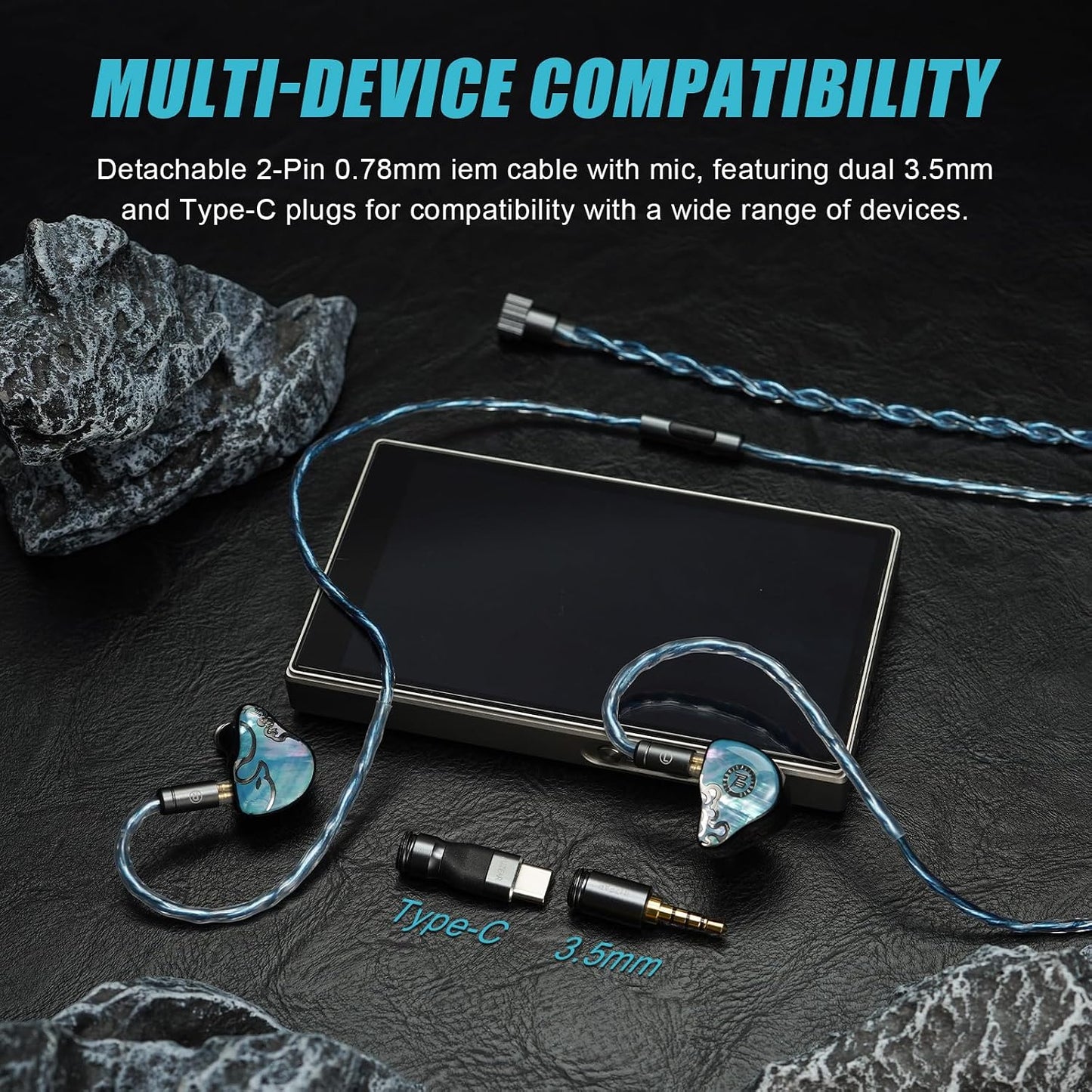 JUZEAR x Z Reviews Defiant Gamefidelity Edition IEM Gaming 1DD 3BA Mic Type-C 3.5mm