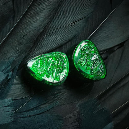TANGZU Wan'er S.G II Jade Dragon Audífonos IEM - Equilibrio, confort y gran valor