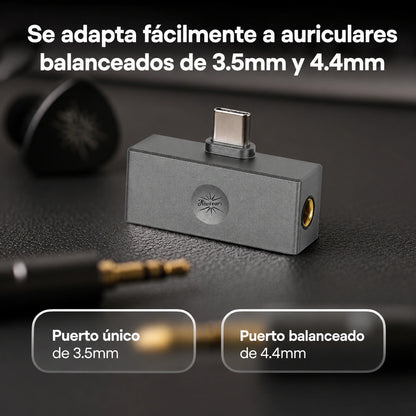 Kiwi Ears Allegro Mini DAC USB-C Portátil 3.5mm y 4.4mm