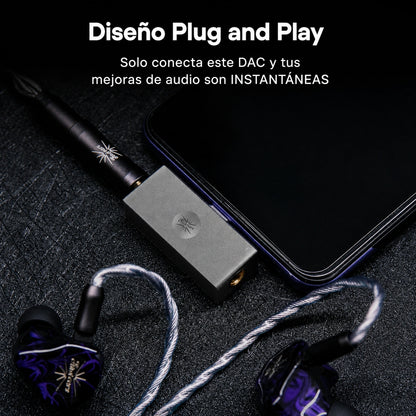Kiwi Ears Allegro Mini DAC USB-C Portátil 3.5mm y 4.4mm
