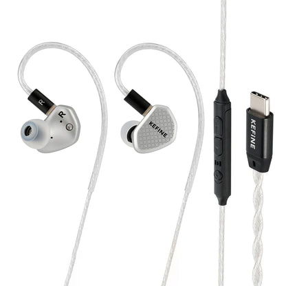 KEFINE Klean SV Audífonos In-Ear con 3 boquillas de sonido