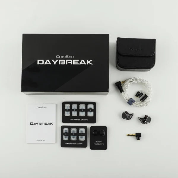 Auriculares in-ear CRINEAR CrinEar Daybreak con drivers tribrid 1DD, 2BA y 2 micro-Planar Tweeters, para una experiencia sonora premium.