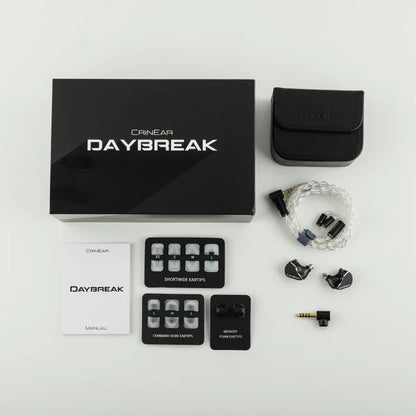 Auriculares in-ear CRINEAR CrinEar Daybreak con drivers tribrid 1DD, 2BA y 2 micro-Planar Tweeters, para una experiencia sonora premium.