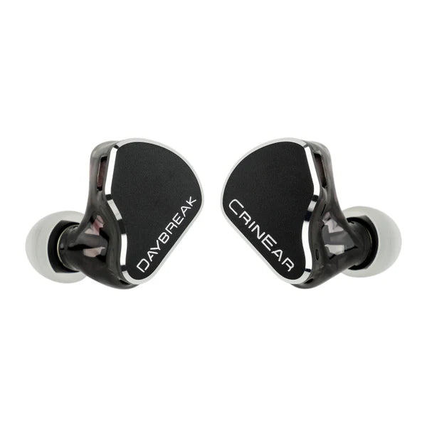 Audífonos in-ear CrinEar Daybreak IEM tribrid con 1 driver dinámico, 2 balanced armature y 2 micro-planar tweeters, en color negro