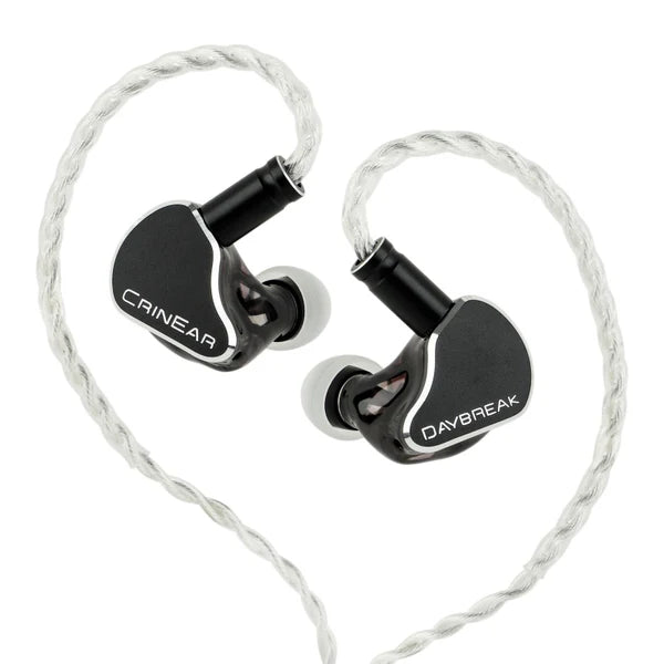 Auriculares in-ear CRINEAR CrinEar Daybreak con 1 drivers DD, 2 BA y 2 micro-Planar Tweeters, diseño detallado y elegante.