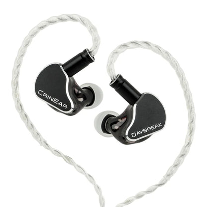 Auriculares in-ear CRINEAR CrinEar Daybreak con 1 drivers DD, 2 BA y 2 micro-Planar Tweeters, diseño detallado y elegante.