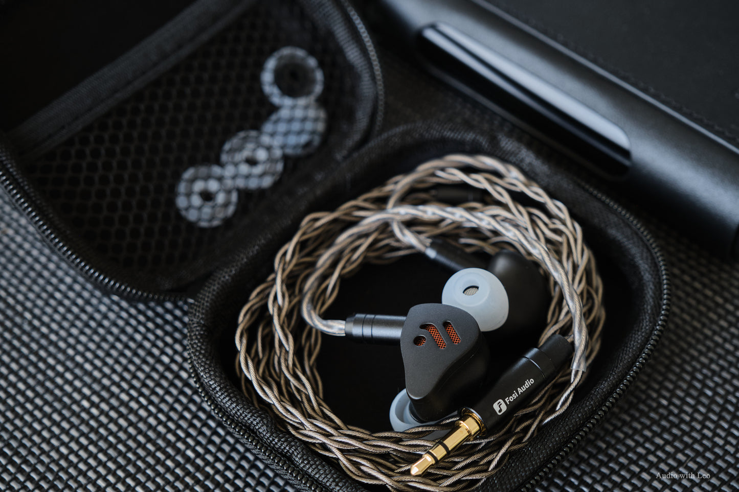 Fosi Audio IM4 - Audífonos IEM de Diseño Abierto y Driver de Berilio