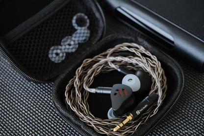 Fosi Audio IM4 - Audífonos IEM de Diseño Abierto y Driver de Berilio