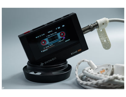 Reproductor de audio digital FiiO SNOWSKY Echo Mini con salida balanceada 4.4mm, reproducción Hi-Res y diseño compacto.
