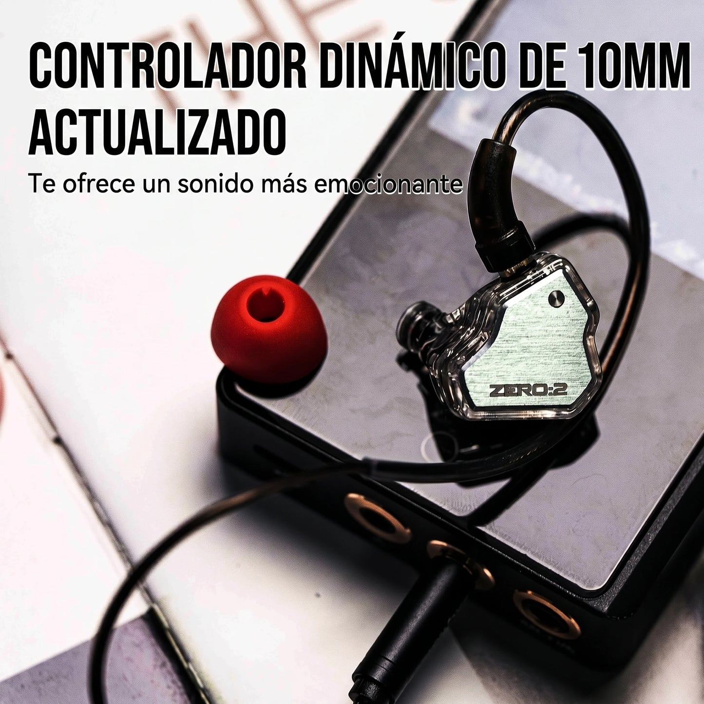7Hz x Crinacle Zero:2 Audífonos IEM - Más graves, mismo gran balance