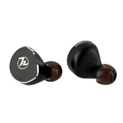 Auriculares IEM in-ear 7Hz x Crinacle Diablo con driver planar magnético, diseño con refuerzo de graves, en color negro.